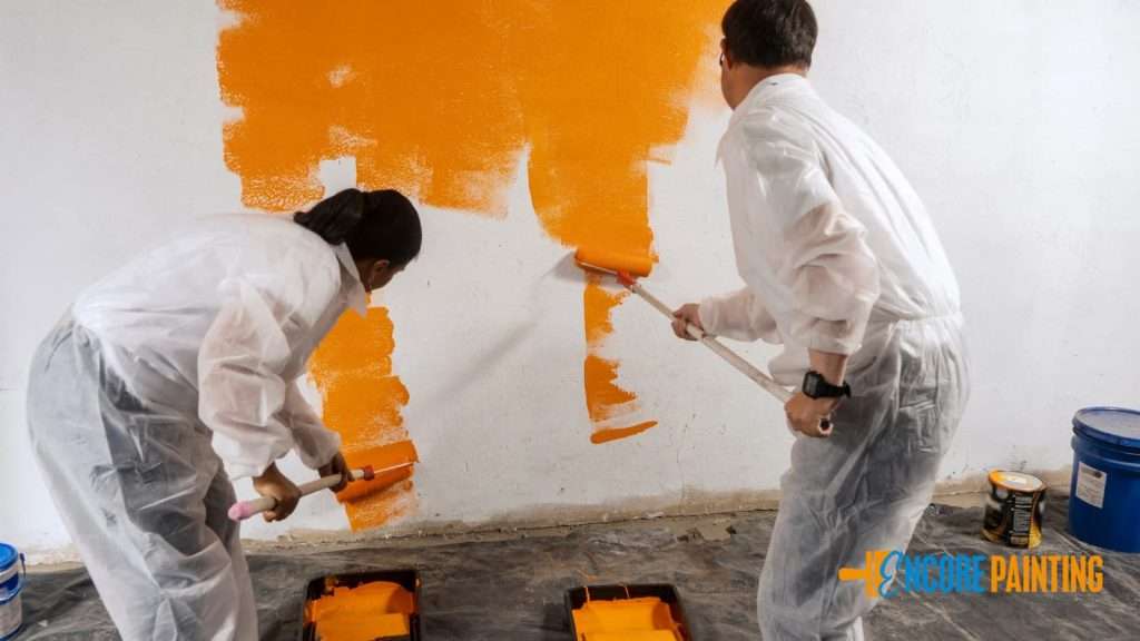 House painters North Texas - Encore Painting crew at work